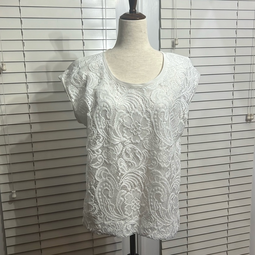 New York & Company Lace Top